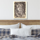 Diffrakete (Höhlenbewohner) Leinwand Art (Insitu (Schlafzimmer))