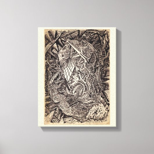 Diffrakete (Höhlenbewohner) Leinwand Art (Vorderseite)