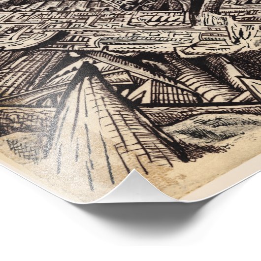 Diffraktiert (Höhlenbedecker) Fotodruck (Ecke)