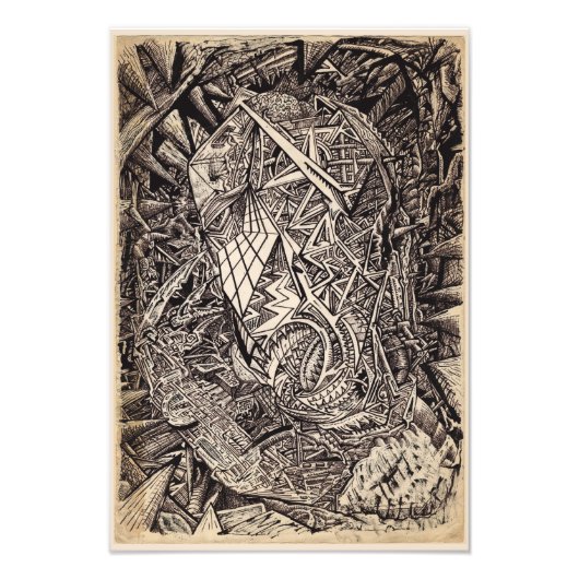 Diffraktiert (Höhlenbedecker) Fotodruck (Vorne)