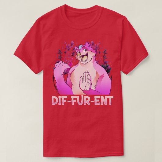 DifFurEnt I Fandom I Furries Cosplay 1 T-Shirt (Design vorne)