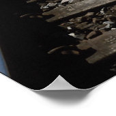 Diffuse Eisenbahnstrecke Poster (Ecke)