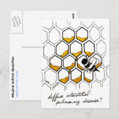 Diffuse interstitielle Lungenerkrankung Postkarte (Vorne/Hinten)