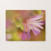 diffuses Bild einer farbigen, sukkulenten Blume Puzzle (Horizontal)