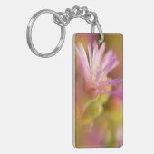 diffuses Bild einer farbigen, sukkulenten Blume Schlüsselanhänger (Vorderseite links)