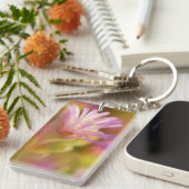 diffuses Bild einer farbigen, sukkulenten Blume Schlüsselanhänger (Vorderseite rechts)