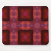 Diffuses Dunkelrotes Tartanmuster Mousepad (Vorne)