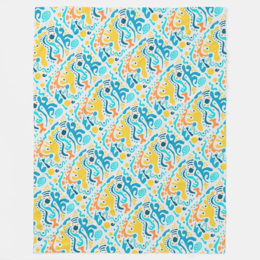 Diffusion Fleece Blanket (Vorderseite)