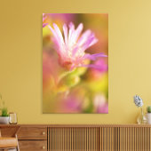 Diffusionsbild einer farbigen, sukkulenten Blume Leinwanddruck (Insitu (Wohnzimmer))