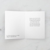 Dig Deep finden Sie Ihre innere Stärke schwarze Fr Dankeskarte (Innenseite)