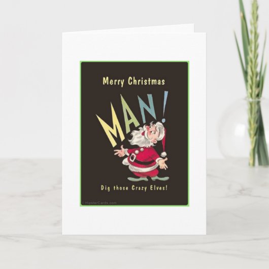 Dig diese Elfen! Feiertagskarte (Vorderseite)