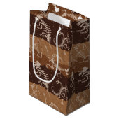 Dig Dino Dig Kleine Geschenktüte (Vorderseite Schrägansicht)