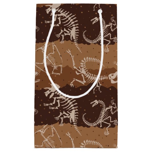 Dig Dino Dig Kleine Geschenktüte (Vorderseite)