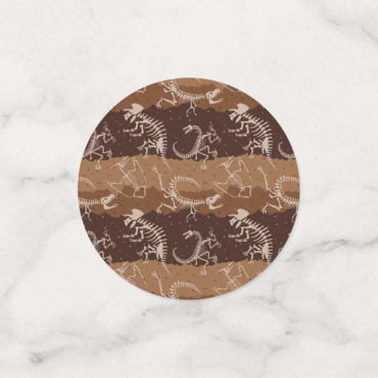 Dig Dino Dig Konfetti (Klein Vorderseite)