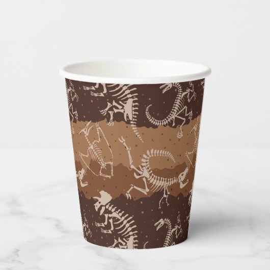 Dig Dino Dig Pappbecher (Rückseite)