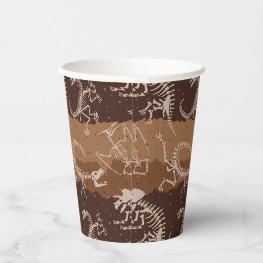 Dig Dino Dig Pappbecher (Rechts)