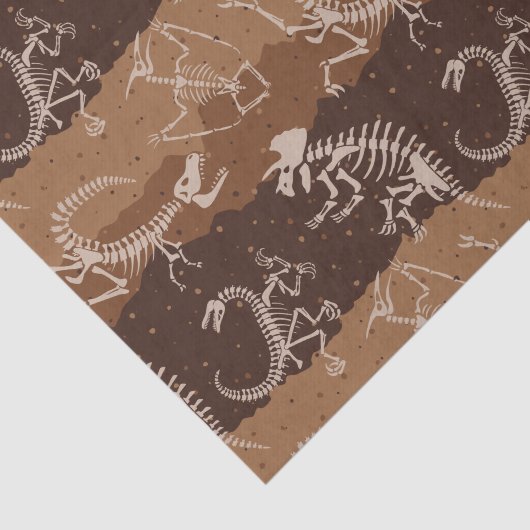 Dig Dino Dig Seidenpapier (Ausschnitt)