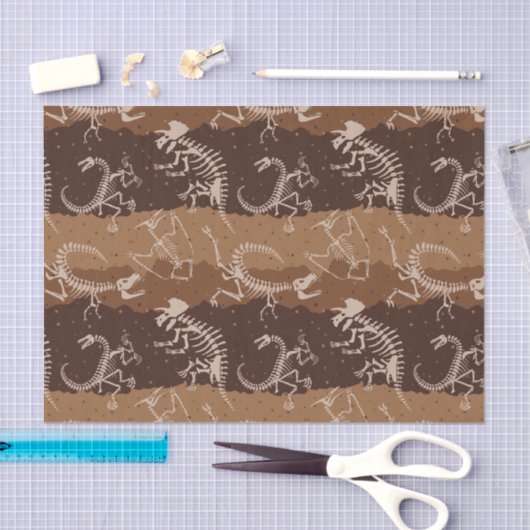 Dig Dino Dig Seidenpapier (Handwerk)