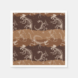 Dig Dino Dig Serviette