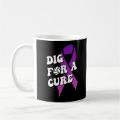 Dig for a cuure, Brustkrebs Awareness Volleyball Kaffeetasse (Links)