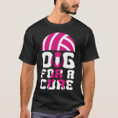 Dig for a cuure Volleyball Oktober Brustkrebs Aw T-Shirt (Vorderseite)