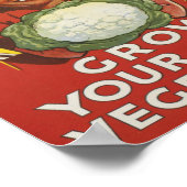 Dig for Victory Grow Your Own American Ww1 Poster (Ecke)