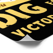 Dig für den Sieg jetzt — Zweites Weltkrieg Poster (Ecke)