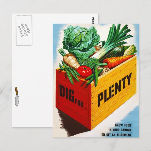 Dig für viel postkarte (Vorne/Hinten)