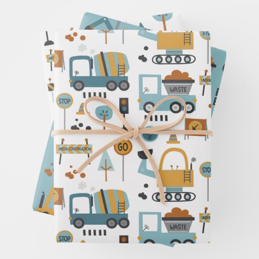 Dig it Pattern Boys Geschenkpapier Set (Beispiel)