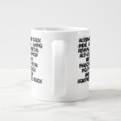 Dig Me out '90er Musik Genres Jumbo-Kaffee-Cup Jumbo-Tasse (Rückseite)