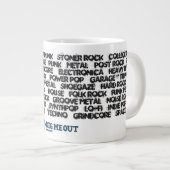 Dig Me out '90er Musik Genres Jumbo-Kaffee-Cup Jumbo-Tasse (Vorderseite Rechts)