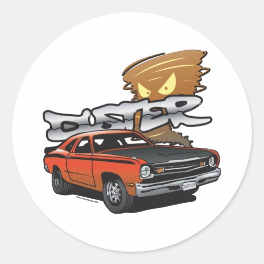 Dig My Duster 3" Sticker (Vorderseite)