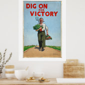 Dig on For VicWar Poster Vintag (Küche)