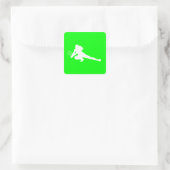 Dig Silhouette Aufkleber grün (Tasche)