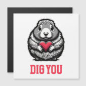 Dig You Magnetkarte (Vorne/Hinten)