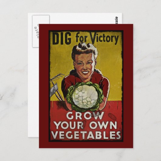 Dig Your Own Vicegarten Postkarte (Vorne/Hinten)