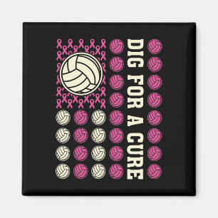 Dig zur Heilung von Multiplex-Volleyball-rosa Brus Magnet