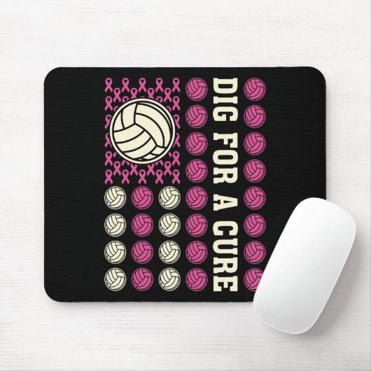Dig zur Heilung von Multiplex-Volleyball-rosa Brus Mousepad (Mit Mouse)