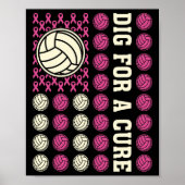 Dig zur Heilung von Multiplex-Volleyball-rosa Brus Poster (Vorne)