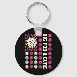 Dig zur Heilung von Multiplex-Volleyball-rosa Brus Schlüsselanhänger