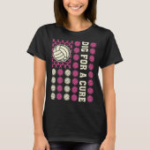 Dig zur Heilung von Multiplex-Volleyball-rosa Brus T-Shirt (Vorderseite)