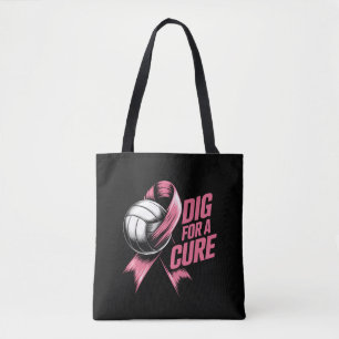 Dig zur Heilung von rosafarbenem Volleyball-Brustk Tasche