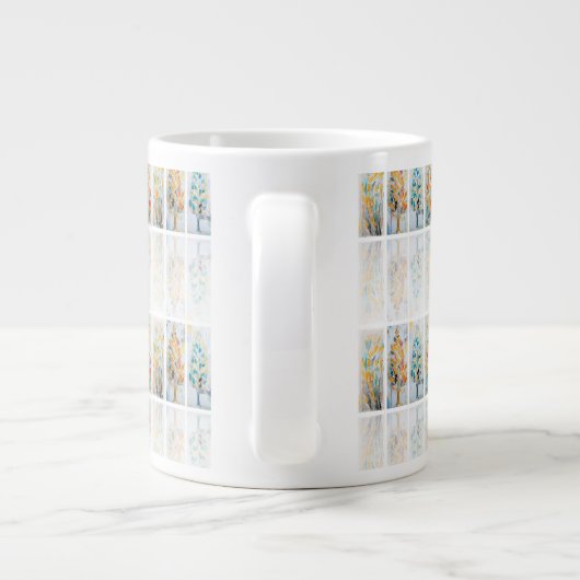 DigAI Golden Jubilee Botanicals Tile Jumbo Mug Jumbo-Tasse (Rückseite)
