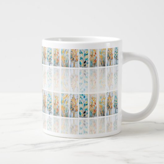 DigAI Golden Jubilee Botanicals Tile Jumbo Mug Jumbo-Tasse (Rechts)