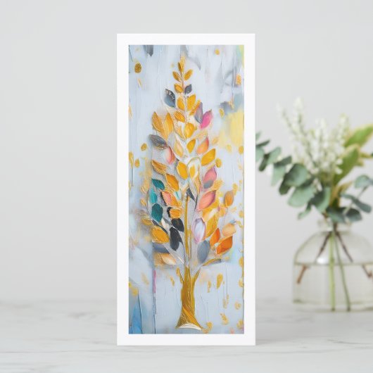 DigAI Golden Jubilee Golden Tree Card (Stehend Vorderseite)