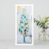 DigAI Golden Jubilee Sea Foam Bloom Card (Stehend Vorderseite)