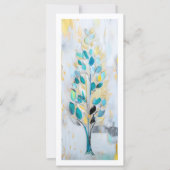 DigAI Golden Jubilee Sea Foam Bloom Card (Vorderseite)