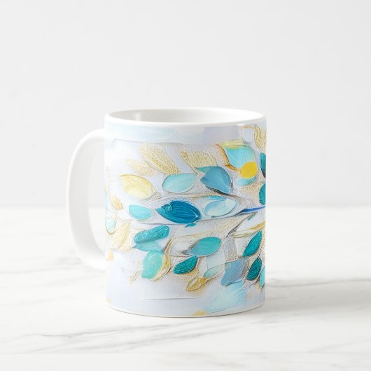 DigAI Sea Foam Bloom Mug Kaffeetasse (Vorderseite Links)