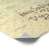 Digby, Nova Scotia, Fischerboote, Aquarell Poster (Ecke)