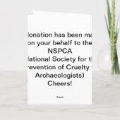 Digbys Cristmas Karten! Feiertagskarte (Rückseite)